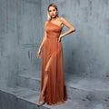 Dream Sternenhimmel Abendkleid Unternehmen Jahrestreffen One Shoulder Abendkleid Cocktail Host Formelles Kleid Abschlussball Abendkleid