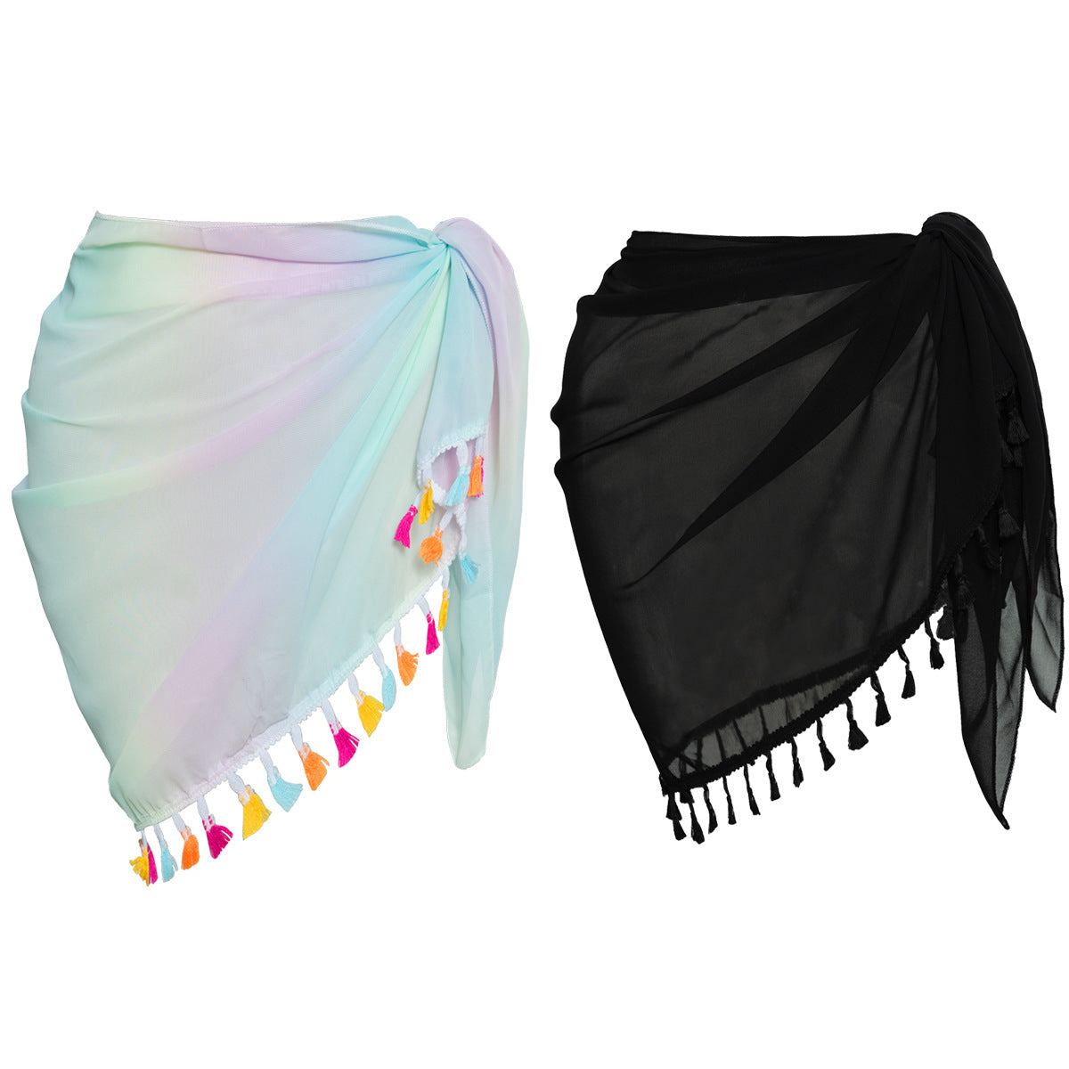 Serviette de plage Paréo Kimono de plage Serviette de plage Bikini Vacances au bord de la mer Jupe de plage Tablier Jupe de course