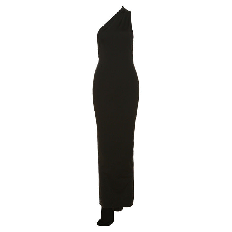 Sommer Damen Kleidung Sexy Neckholder Kleider Rückenfrei Eng Anliegend Abendkleid Kleid für Damen