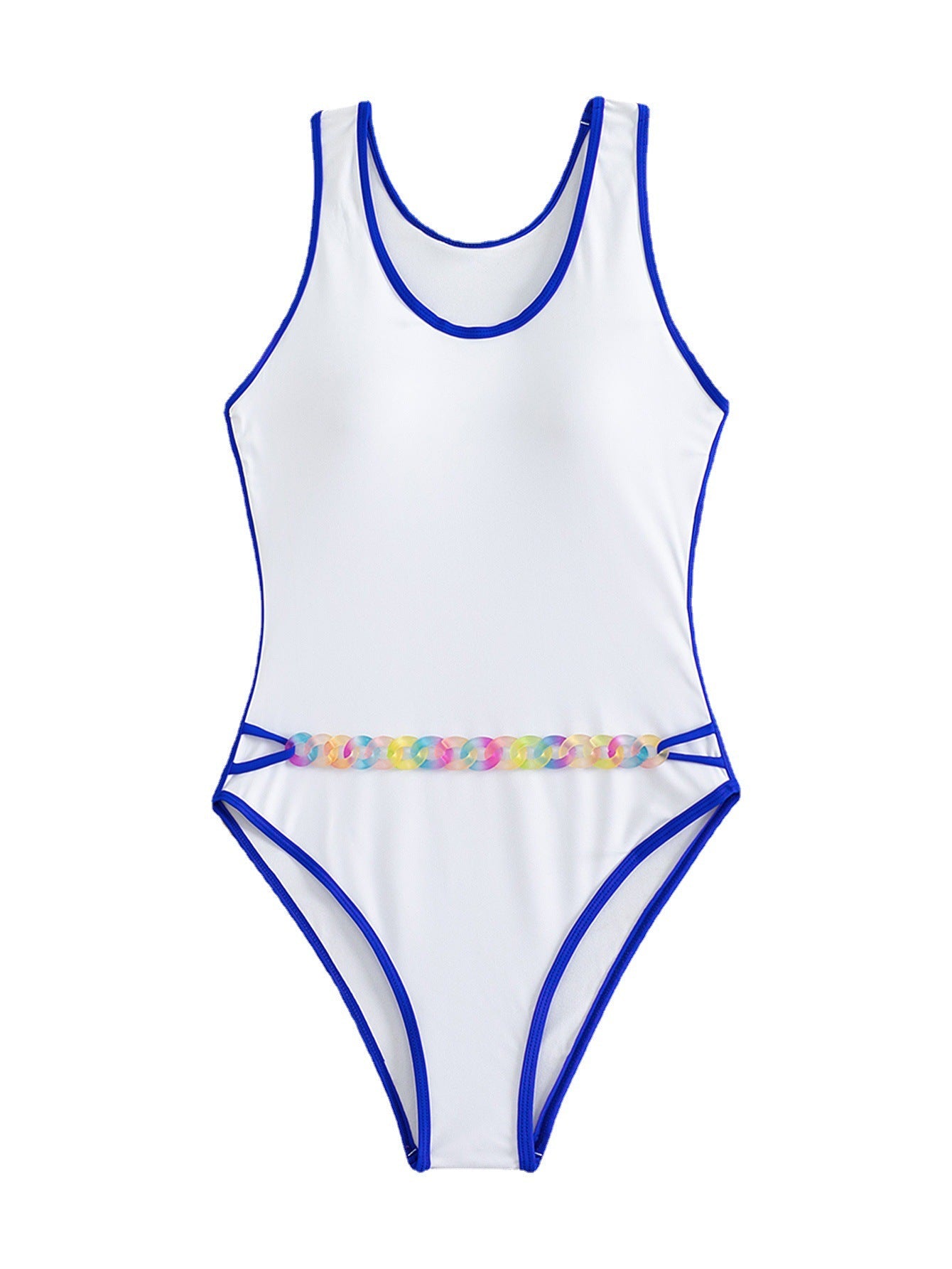 Einteiliger Badeanzug Damen Einfarbig Sexy Bikini Badeanzug Bikini