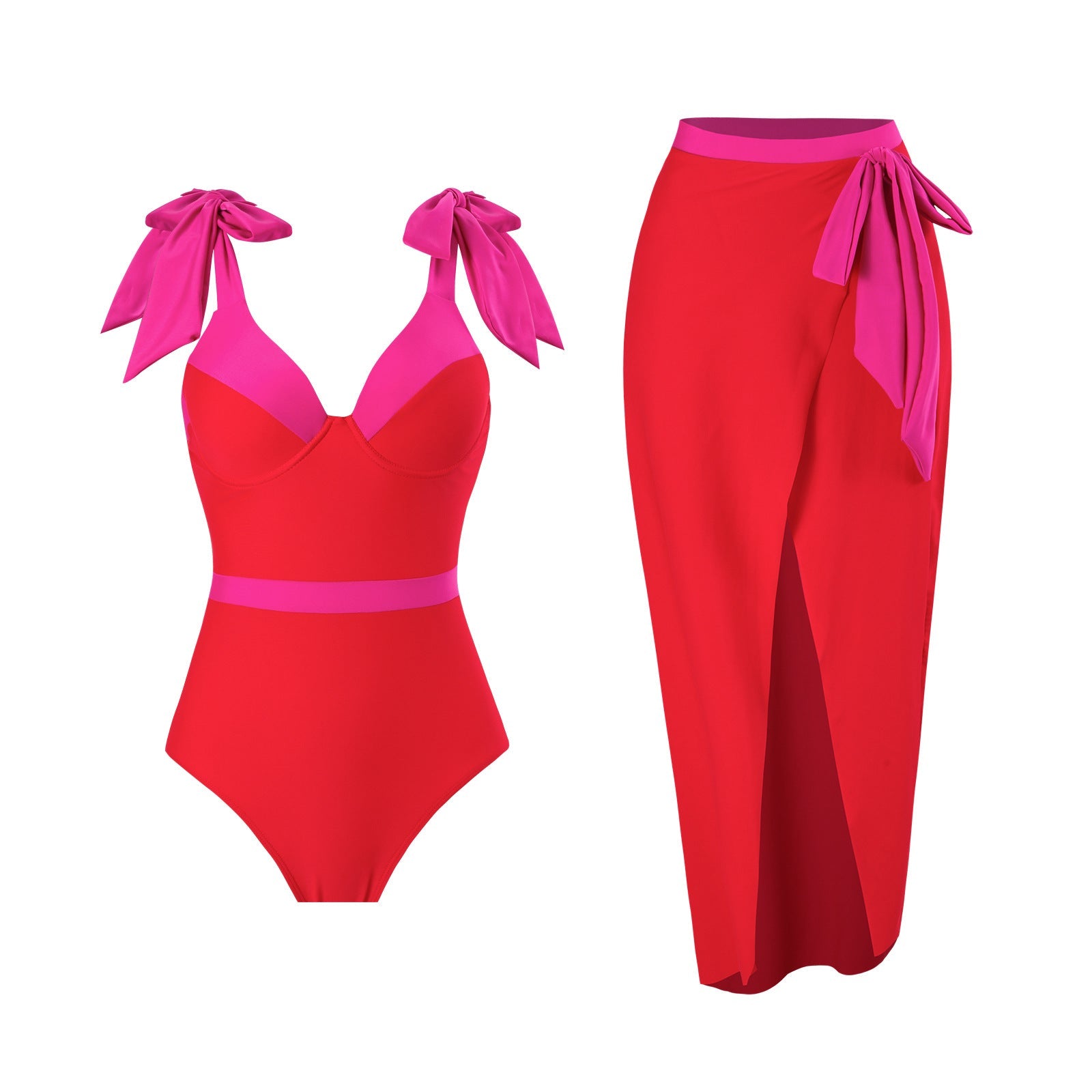 Maillot de bain une pièce uni pour femme, maillot de bain amincissant ventre plat, style européen, français, printemps