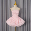 Robe florale printemps élégante, bustier doux, taille affinée, travail lourd, pour femme