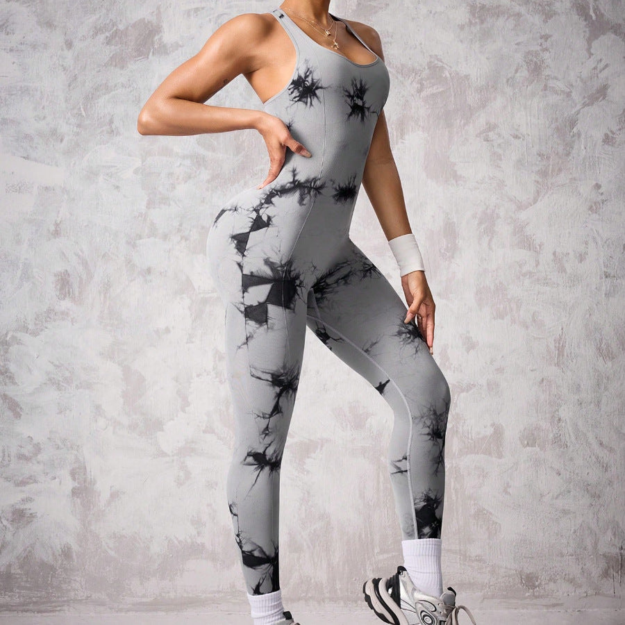 Vêtements de Yoga Moulants Sans Couture Dos Nu Extrêmement Amincissants Combinaison de Course et de Fitness Justaucorps