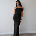 Damenbekleidung Sommer Sexy Rückenfreies Schlitz-Kleid Slim