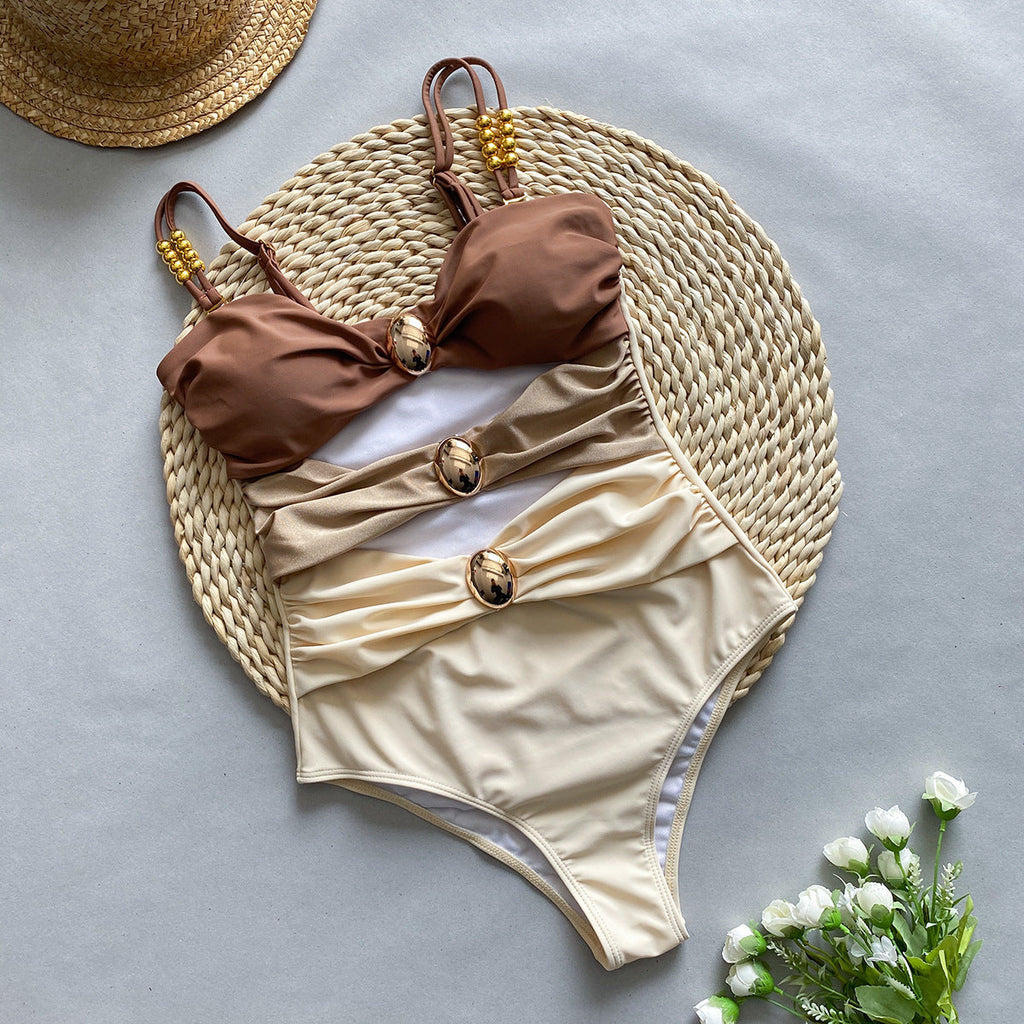Einteiliger Badeanzug Bikini Damen Sexy Badeanzug Set für Damen