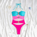 Einteiliger Badeanzug Damen High Sense Badeanzug Sexy Enger Bikini