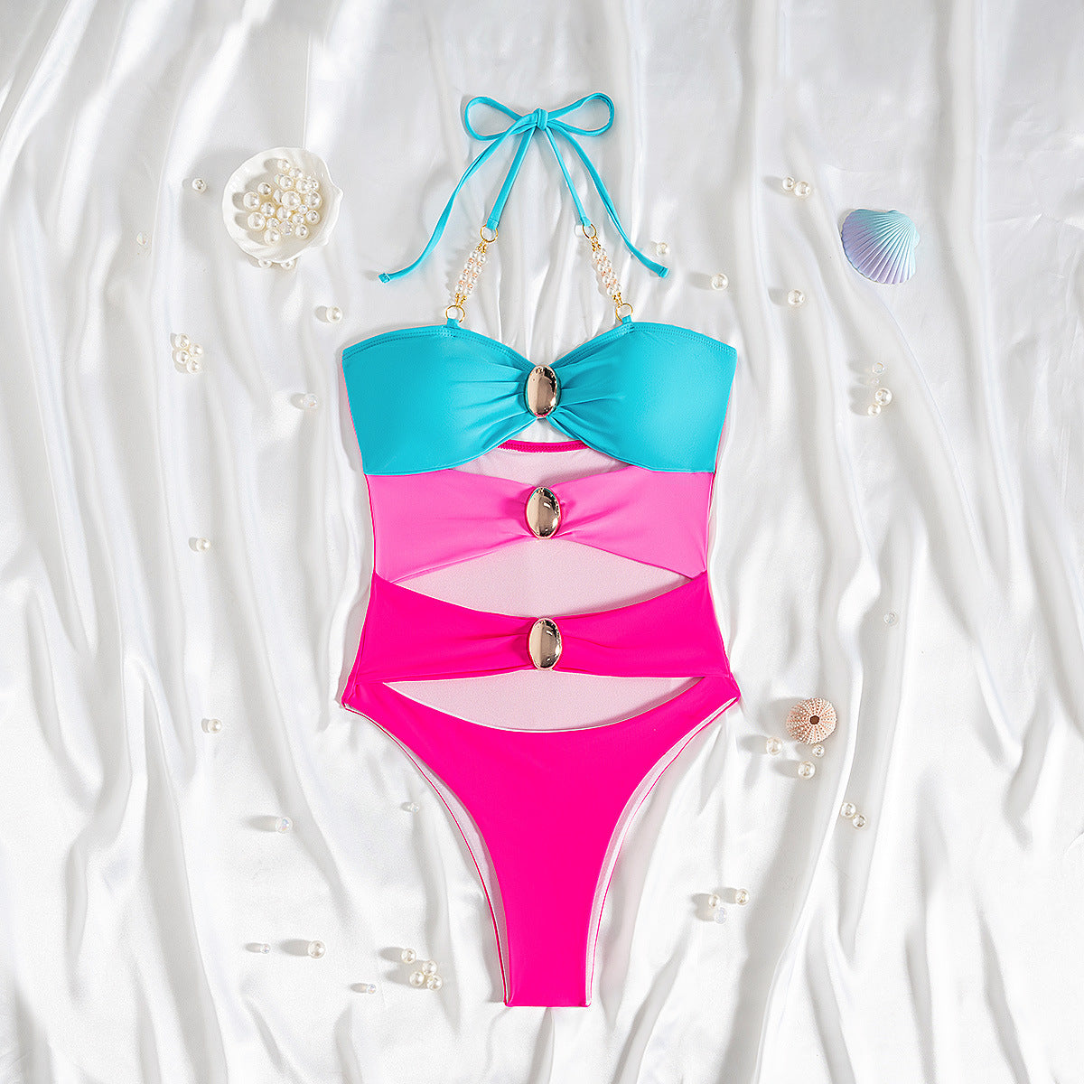 Einteiliger Badeanzug Damen High Sense Badeanzug Sexy Enger Bikini