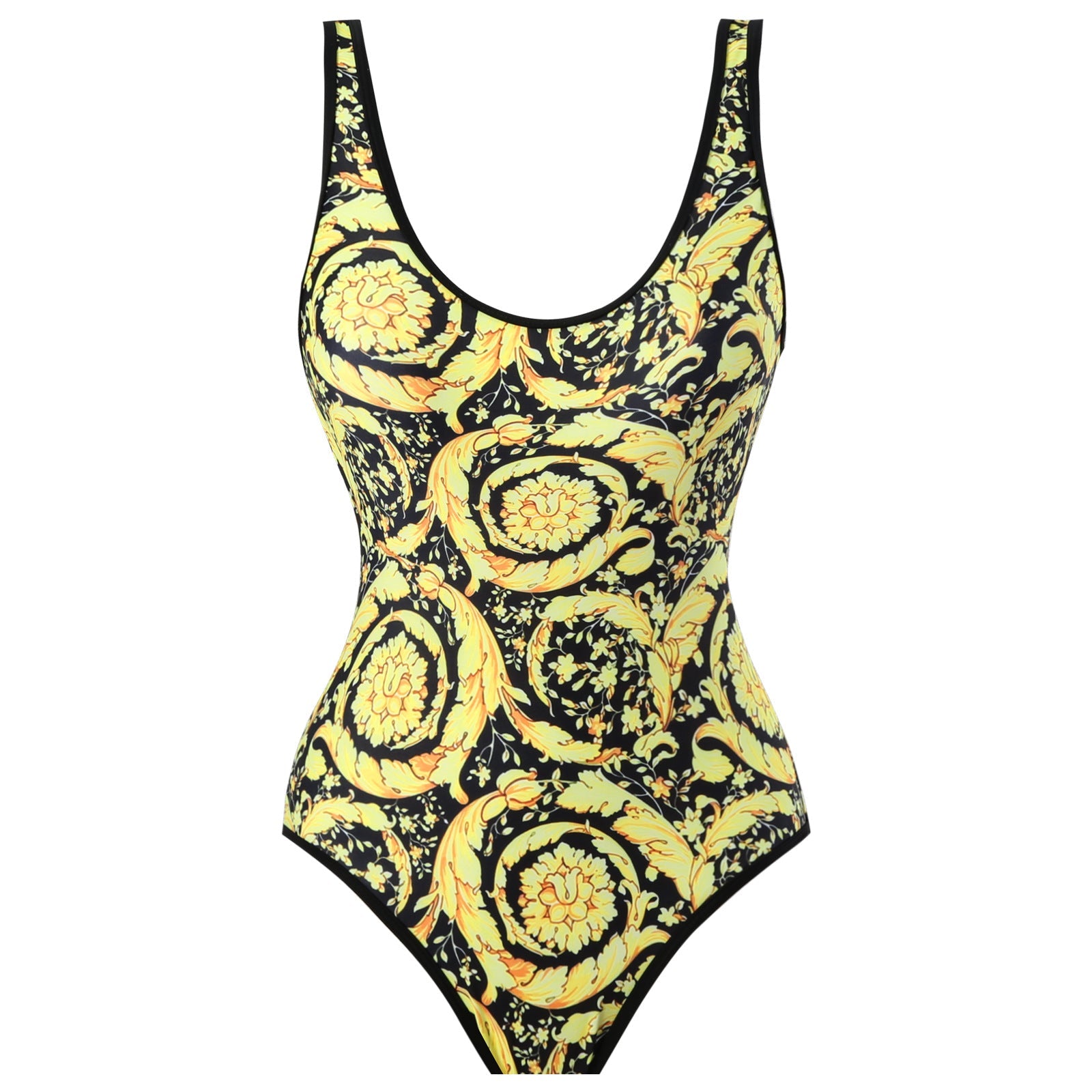 Flying Edge One Piece Damen Bademode Retro Bauchweg Slimming Badeanzug Chiffon Strandkleid