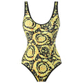 Flying Edge One Piece Damen Bademode Retro Bauchweg Slimming Badeanzug Chiffon Strandkleid