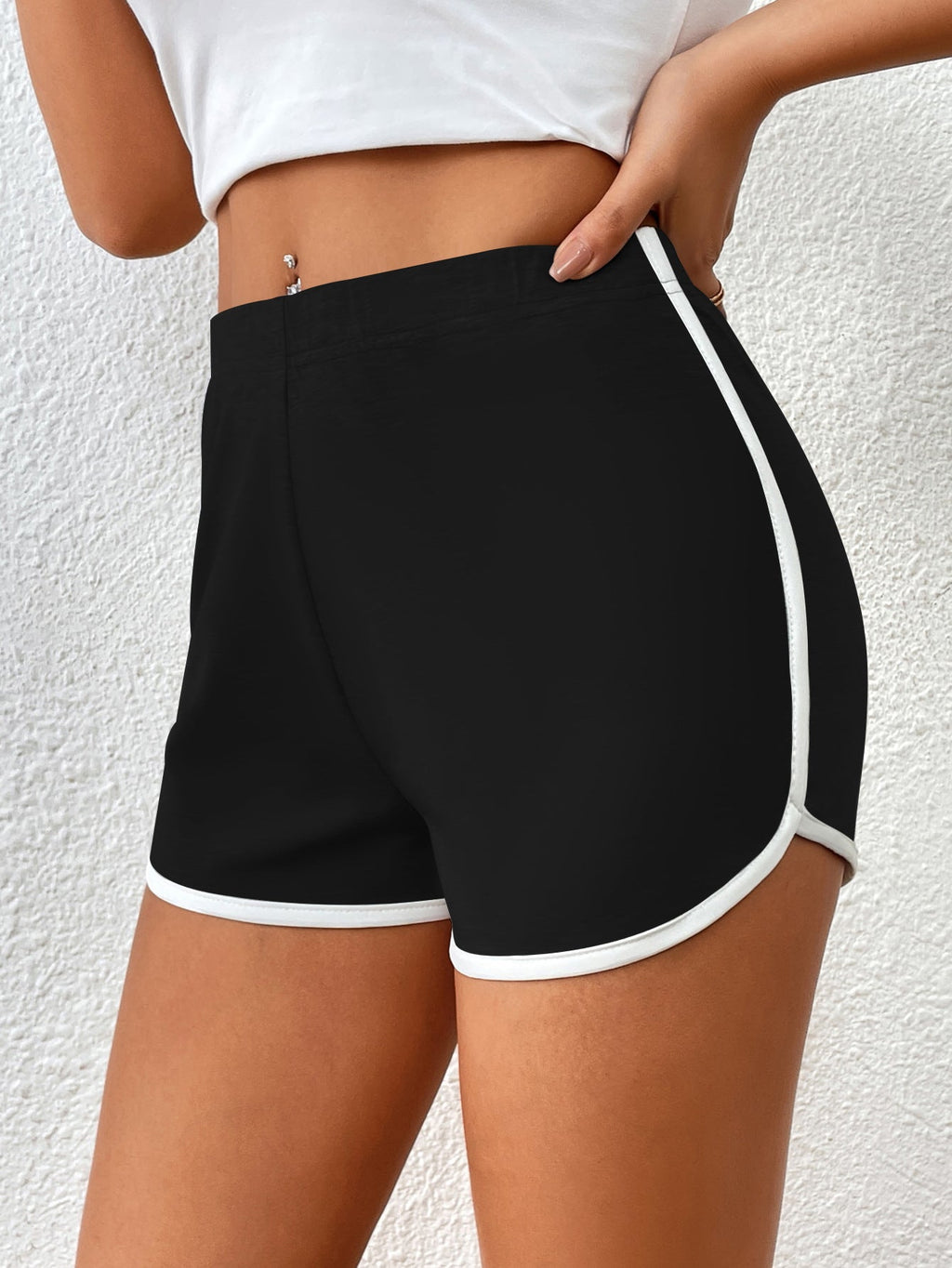 Badeshorts Wild Beach Shorts Kontrastfarbenbindung Sexy Bikini Damen Badehosen