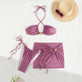 Sexy dreiteiliger geteilter Badeanzug Damen Bikini