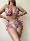 Damen Bikini zum Schnüren, sexy Badeanzug