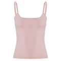 Einfarbiges Basic Doppeltes Gelenk Sling Damen Sexy Mädchenhaft Slim Fit Abnehmend Wildes Tanktop