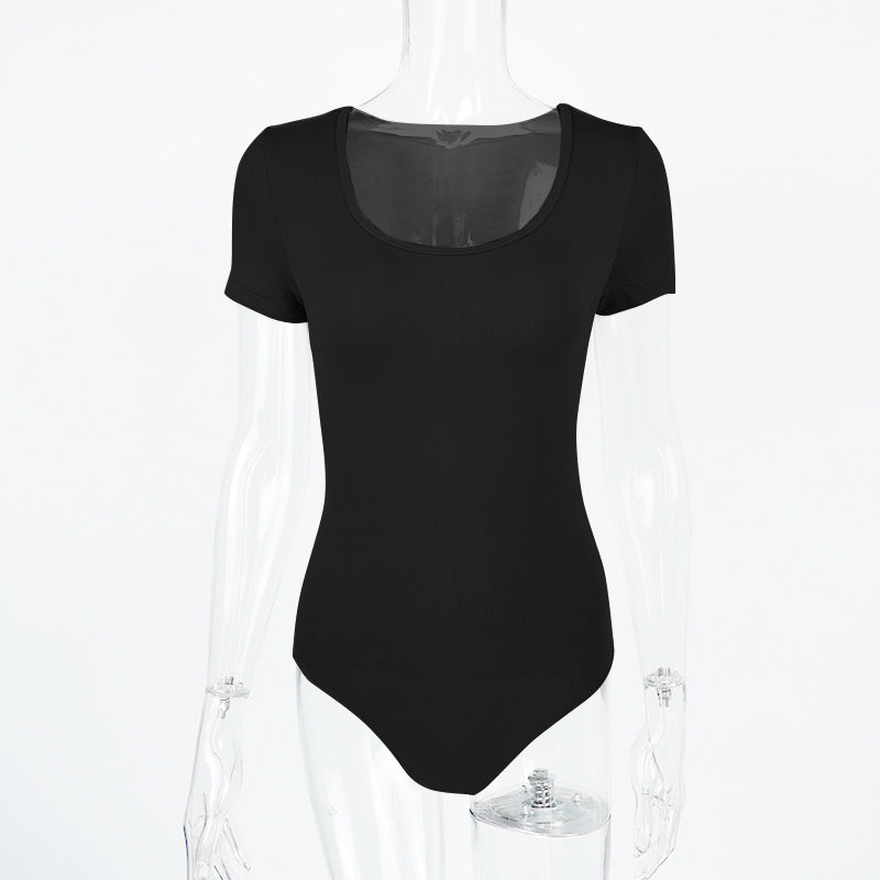Body pour femme coupe ajustée et sexy, en rayonne, col en U, manches longues, collection automne
