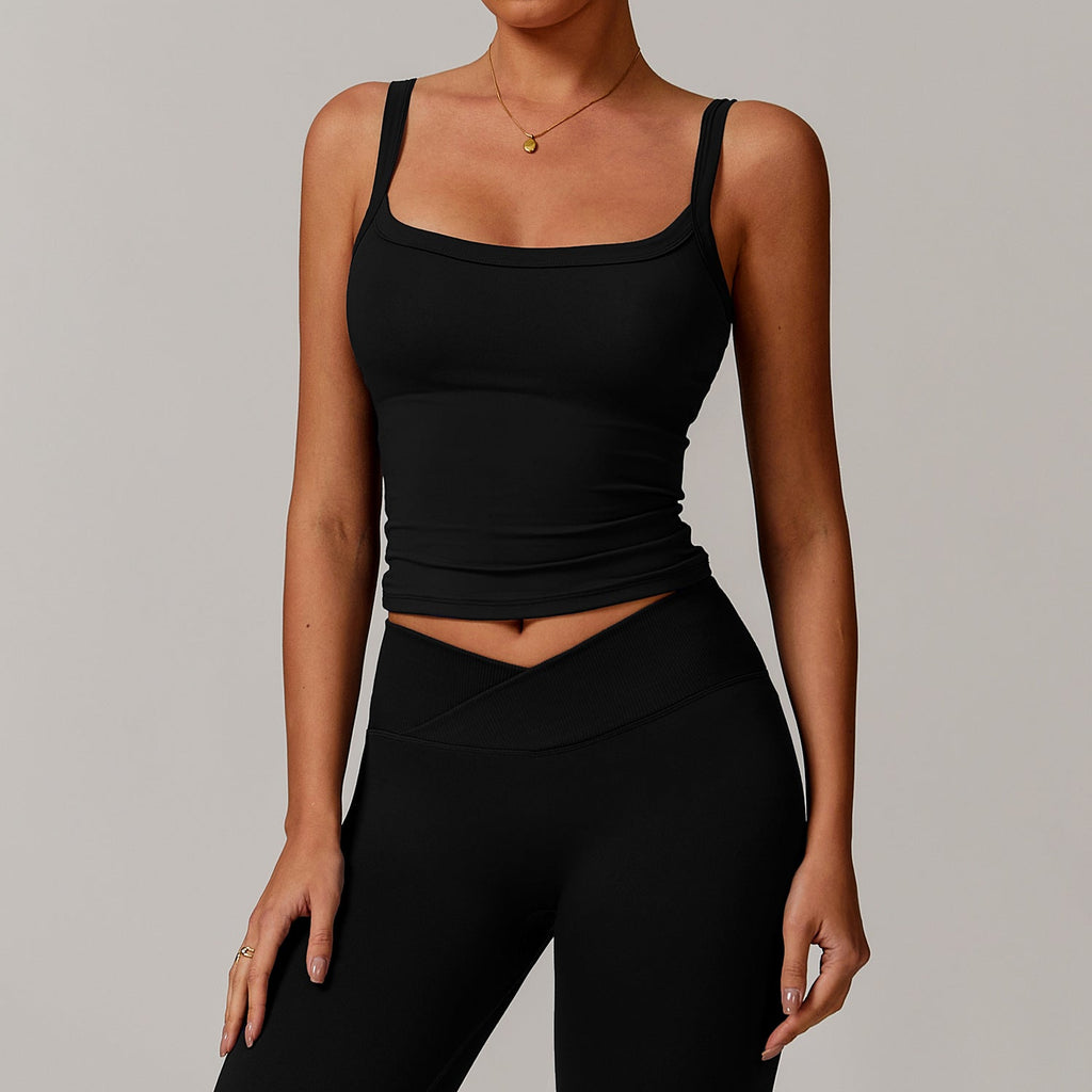 Gilet brossé Vêtements d'entraînement Soutien-gorge Sport Haute Résistance Sous-vêtements Sportifs Élingue Beauté Dos Gilet de Yoga