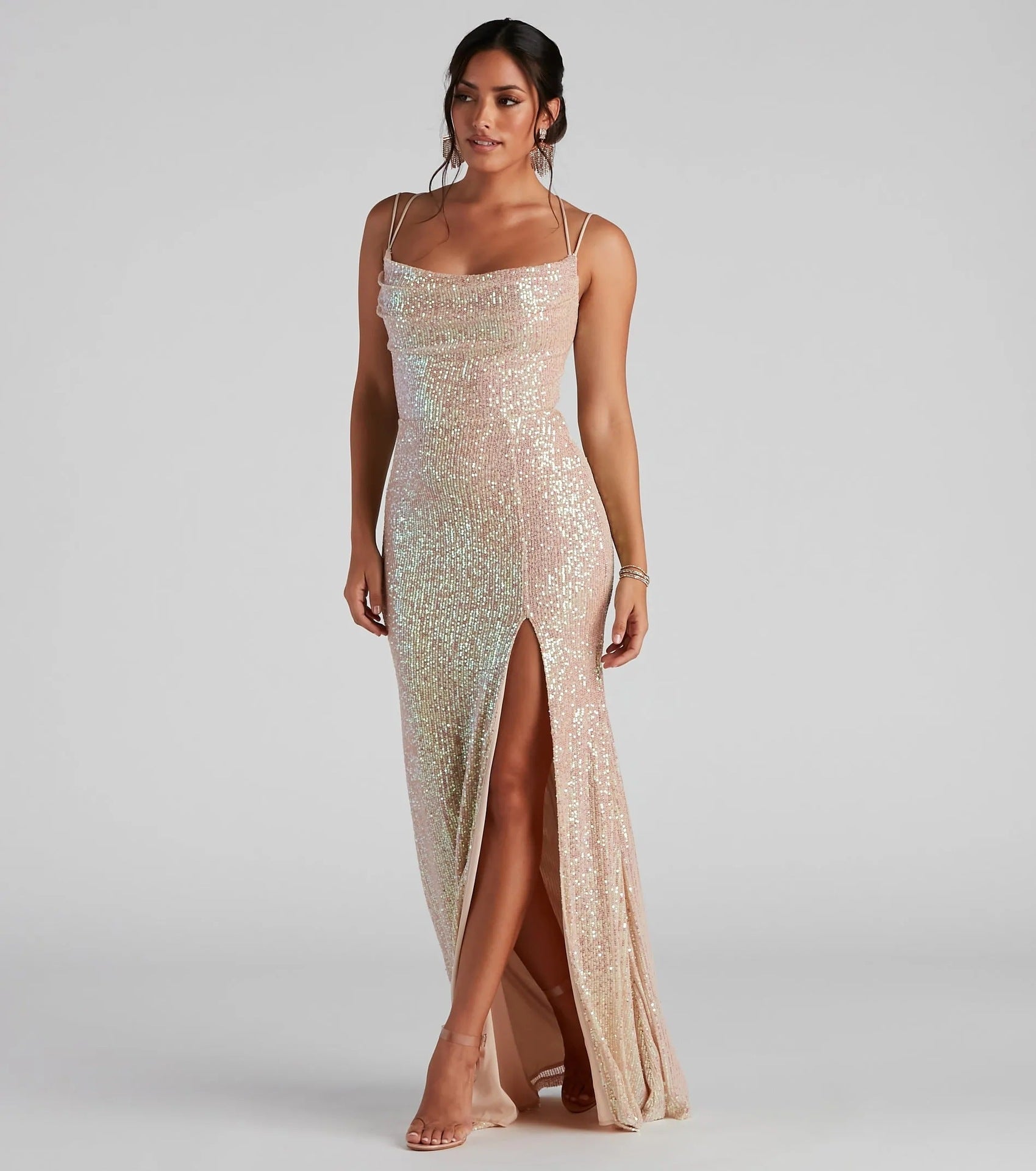 Sommer-Pailletten-Damen-Partykleid Club-Paillettenkleid Sexy Meerjungfrauenkleid