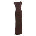 Frühjahr Sommer Damen Sexy One-Shoulder-Kleid mit hoher Taille, figurschmeichelnd, Etuikleid, Unifarben
