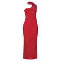 Frühling Nische Sexy Tube Top Enges Neckholder-Scheidenkleid Cocktailparty Laufsteg