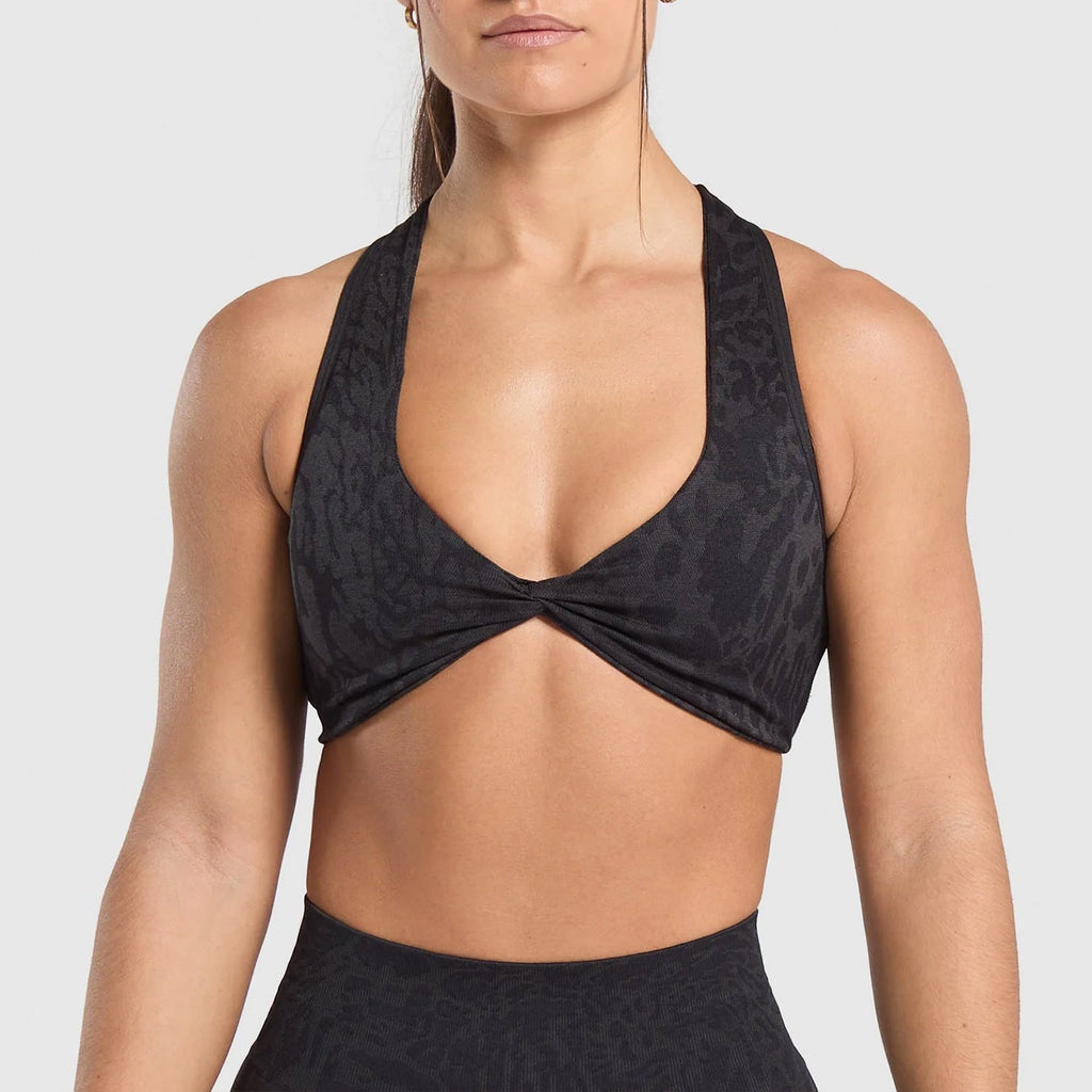 Twist Beauty Rücken-Trainingsunterwäsche Damen Yoga Kleidung Lauf-Workout-BH Schnelltrocknendes Yoga-Tanktop