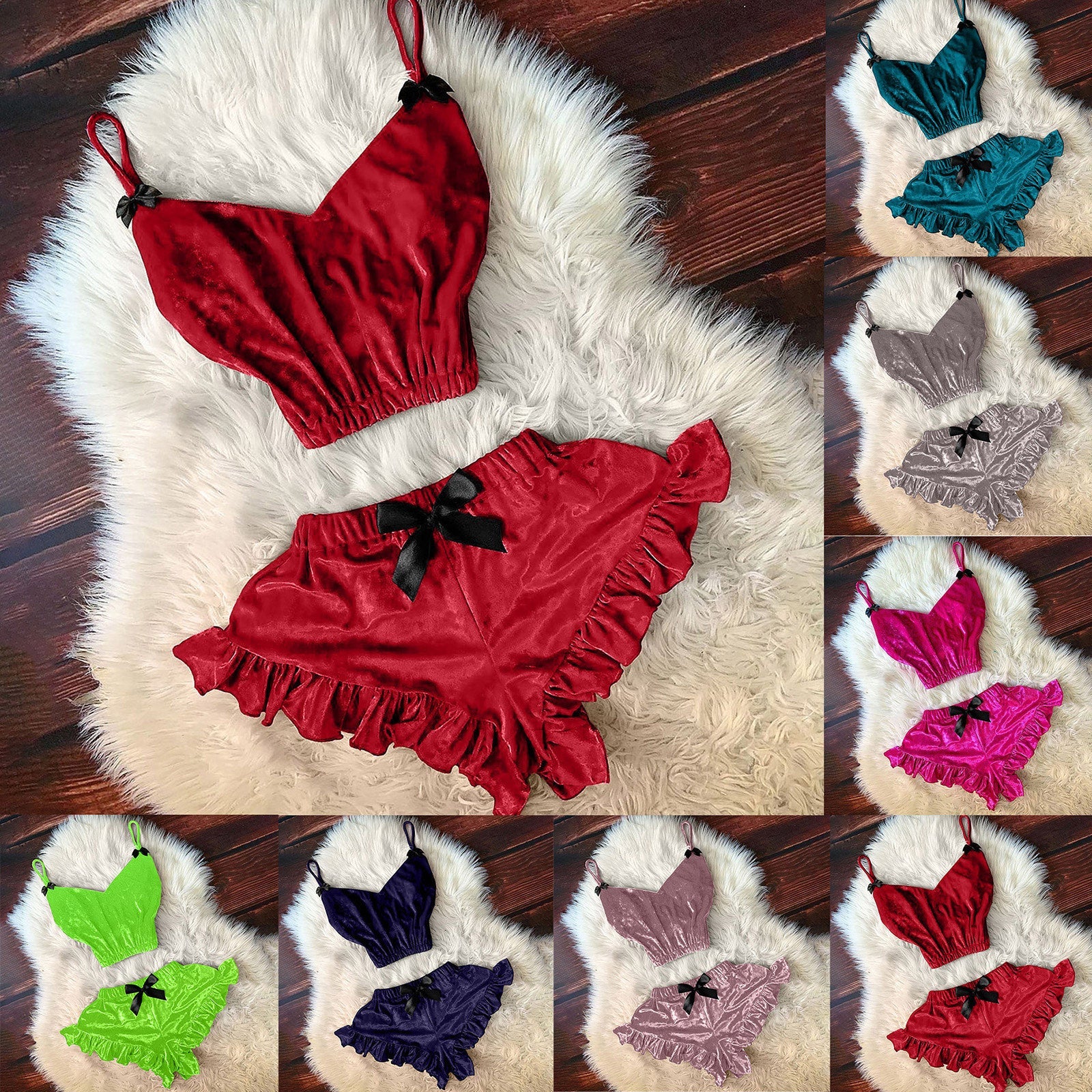 Sexy Dessous Sexy Split-Spitzen-Pyjama Sexy