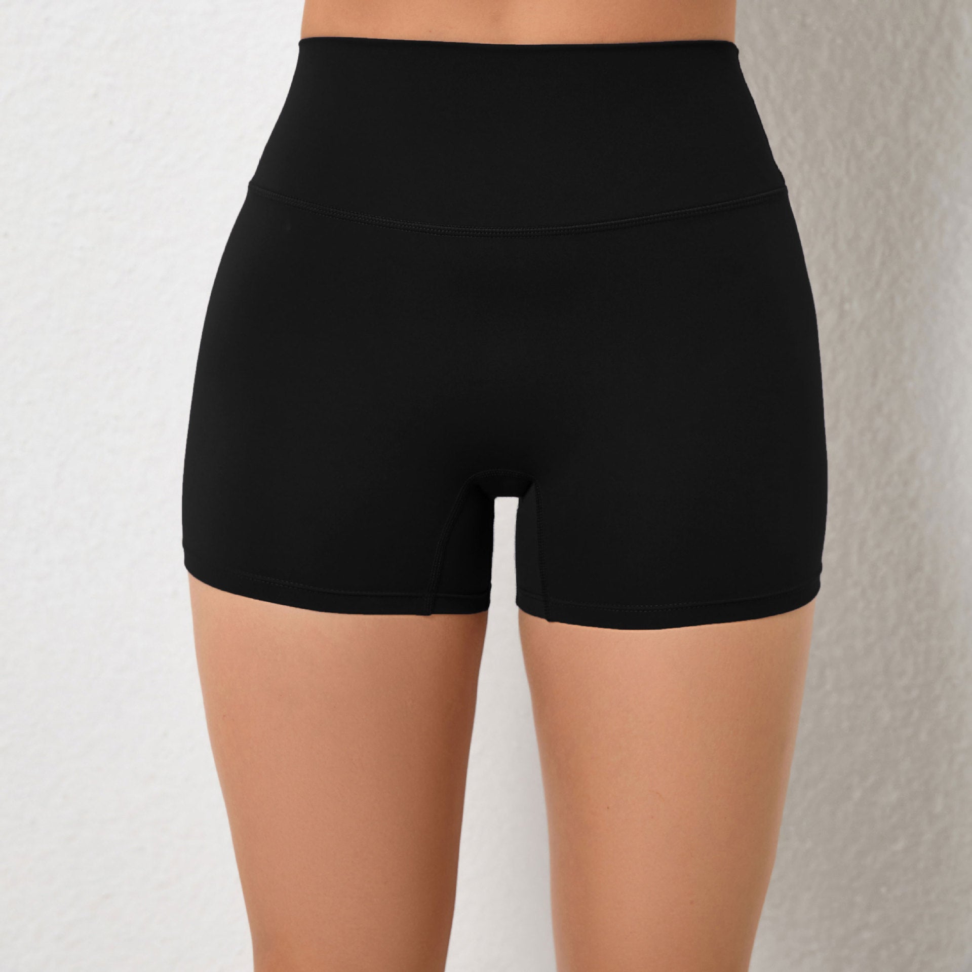 Pfirsich-Hüft-Yoga-Shorts Elastische High Waist Lauf-Workout-Shorts Enge nahtlose Sport-Shorts Damen