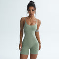 Yoga Jumpsuit Hüftheben Outdoor-Sport Fitness Einteiler Rückenfrei Korsett