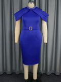 Ärmelloses Etuikleid für Damen mit eleganter Taillen-Hüft-Verhältnis, Abschlusskleid