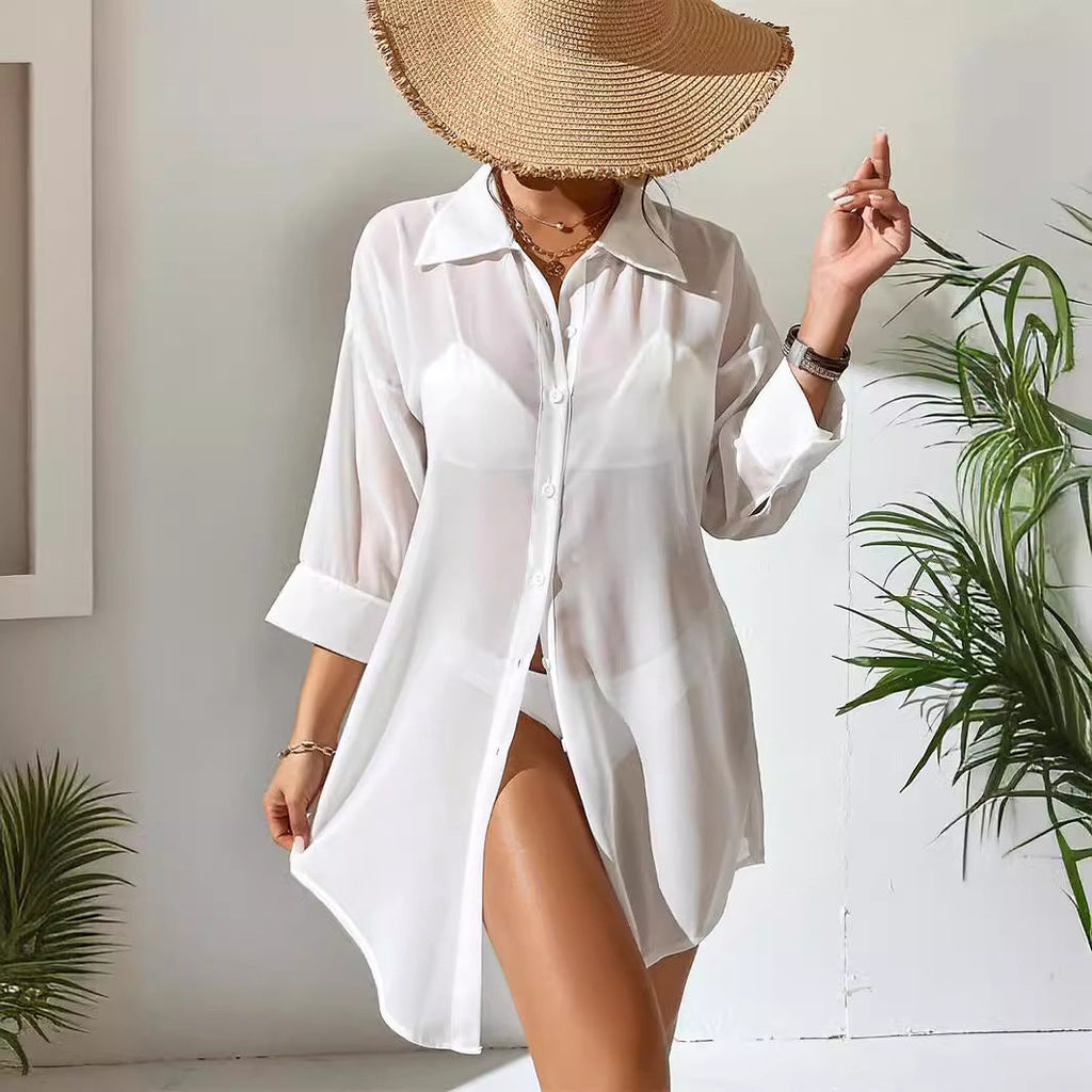 Vêtements Femme Chemise Blouse Femme Chiffon Polo Décontracté