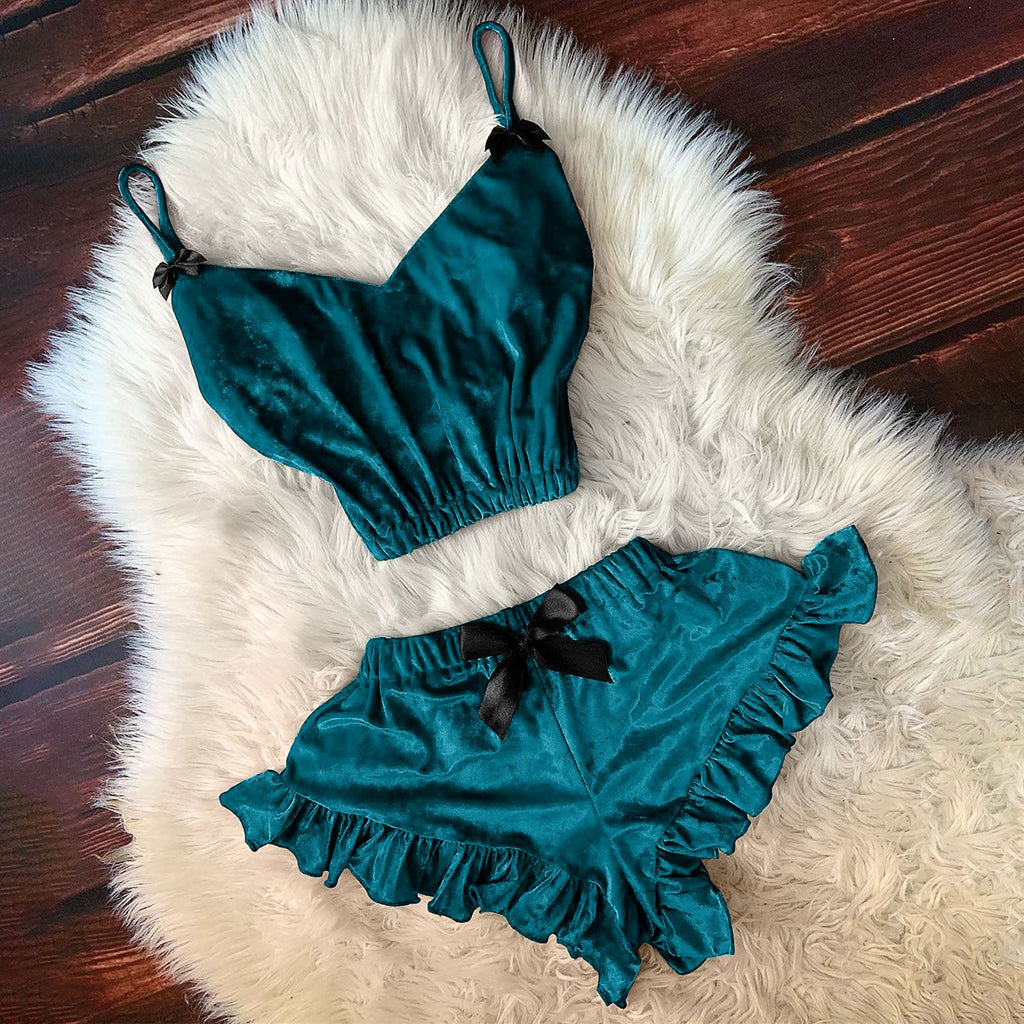 Sexy Dessous Sexy Split-Spitzen-Pyjama Sexy