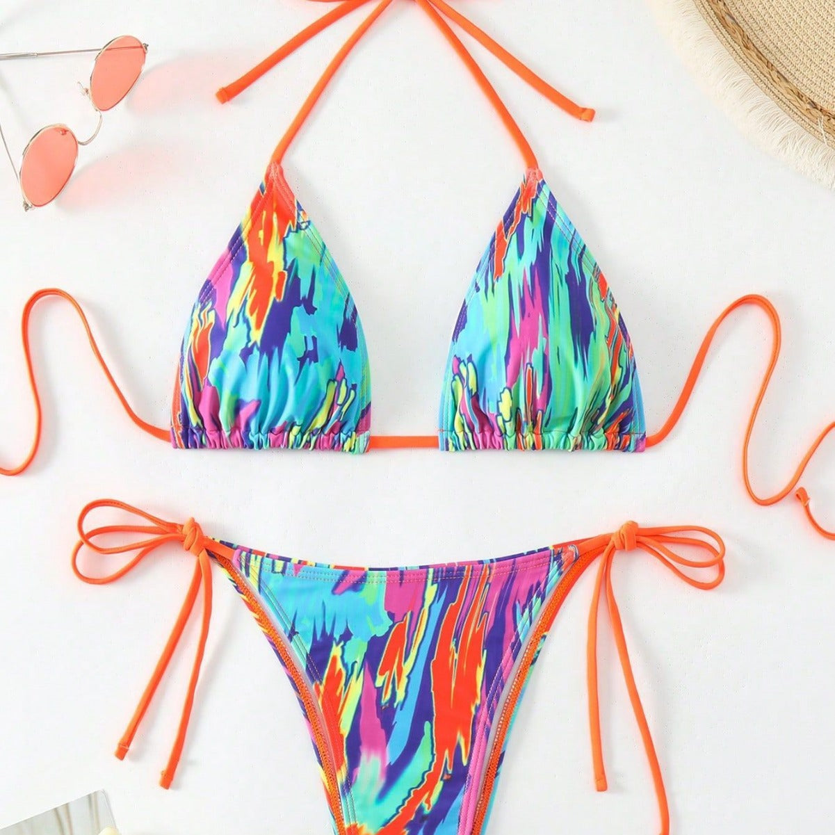 Damen Badeanzug Bedruckter Sommer Sexueller Damen Badeanzug Bikini