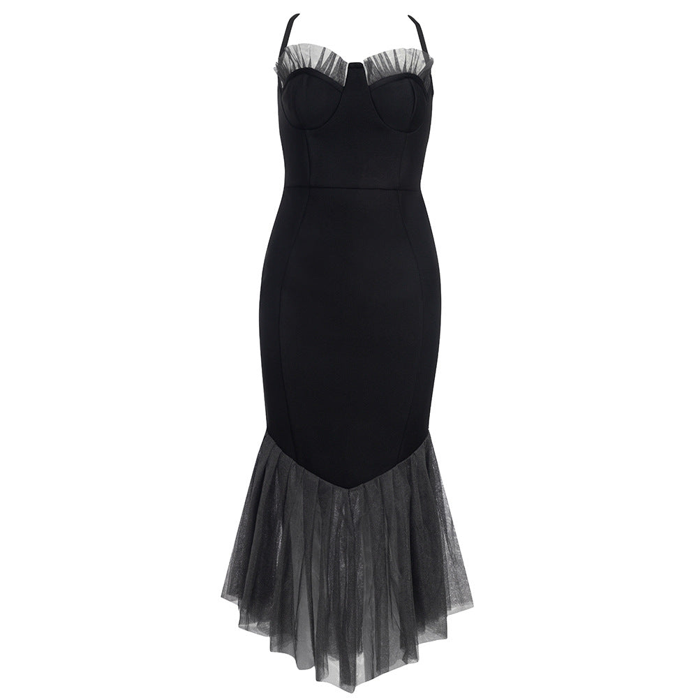 Einfaches sexy Sling-Kleid, figurbetontes Partykleid für Damen