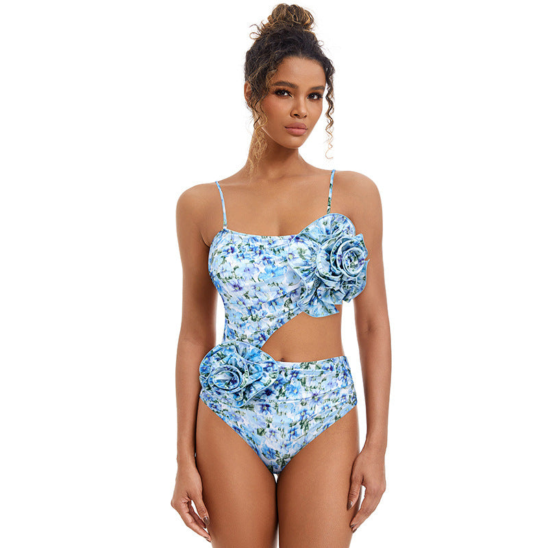 Décoration florale ou Maillot de bain ajouré pour femme Vêtement Tunique de plage