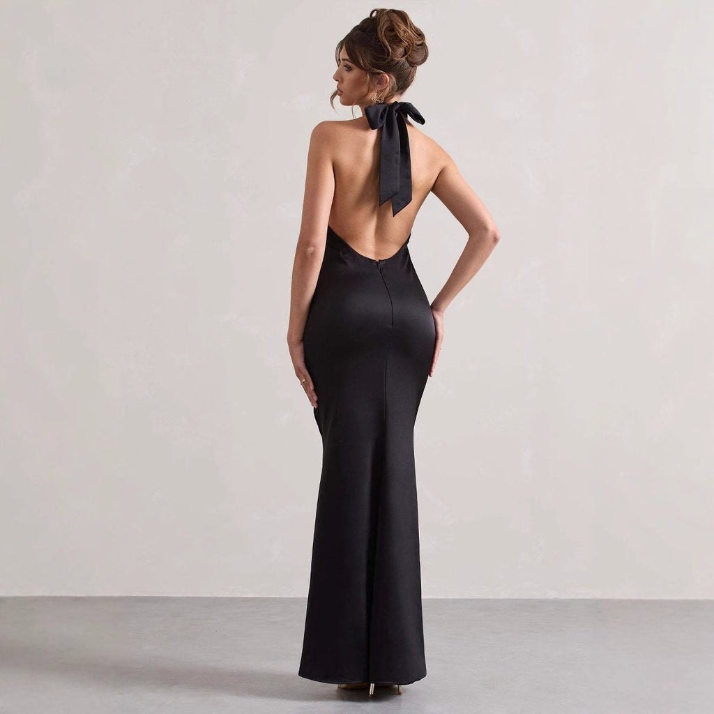 Neckholder Abendkleid Elegantes Etuikleid Cocktailkleid