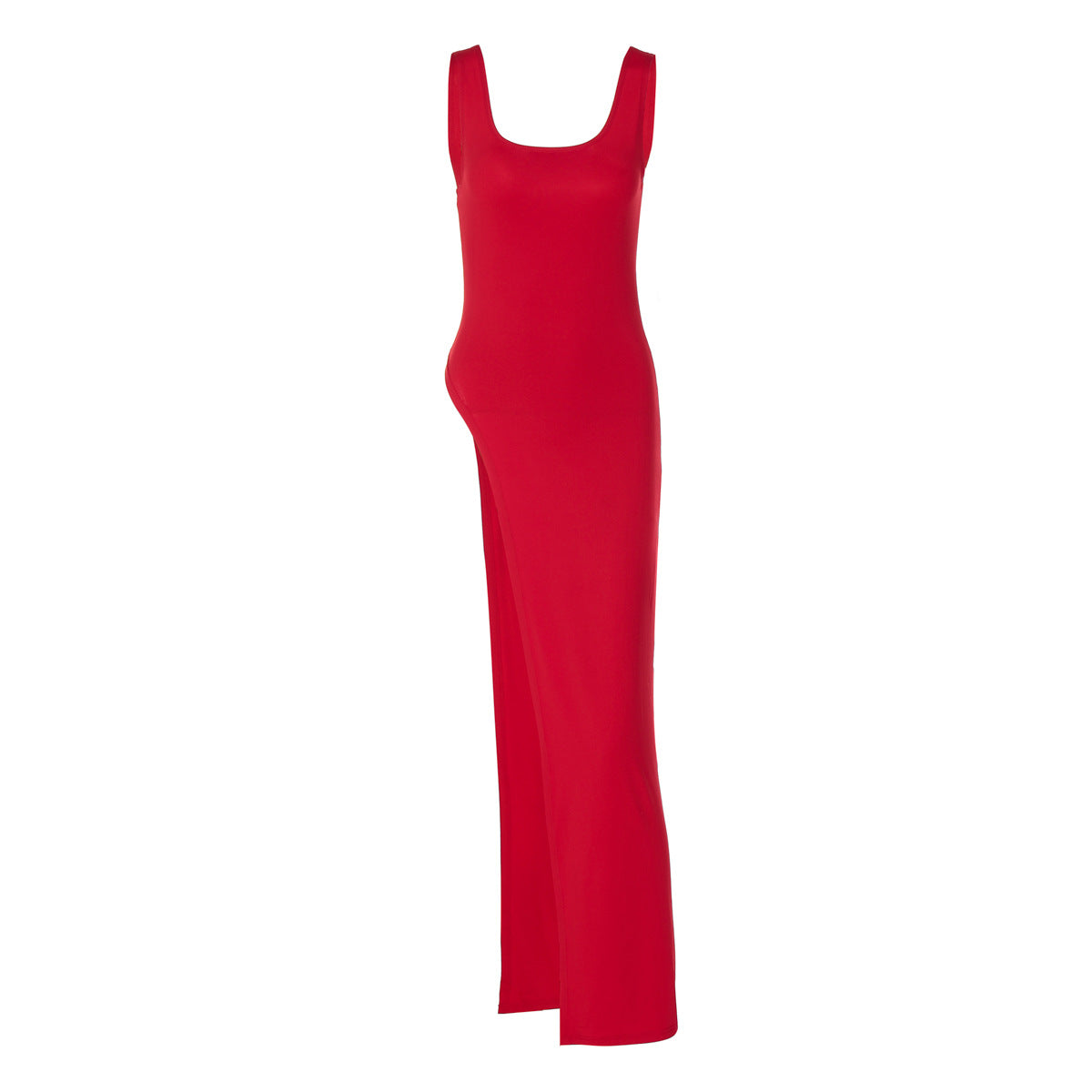 Vêtements Féminins Robe Été Street Shooting Personnalité Coupe Cintrée Bretelles Fendues