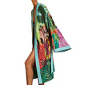 Manteau long Kimono imprimé pour femme