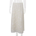Jupe Été Femme Taille Basse Sexy Fleurie au Crochet Coupe Slim