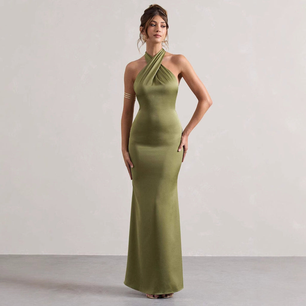 Neckholder Abendkleid Elegantes Etuikleid Cocktailkleid