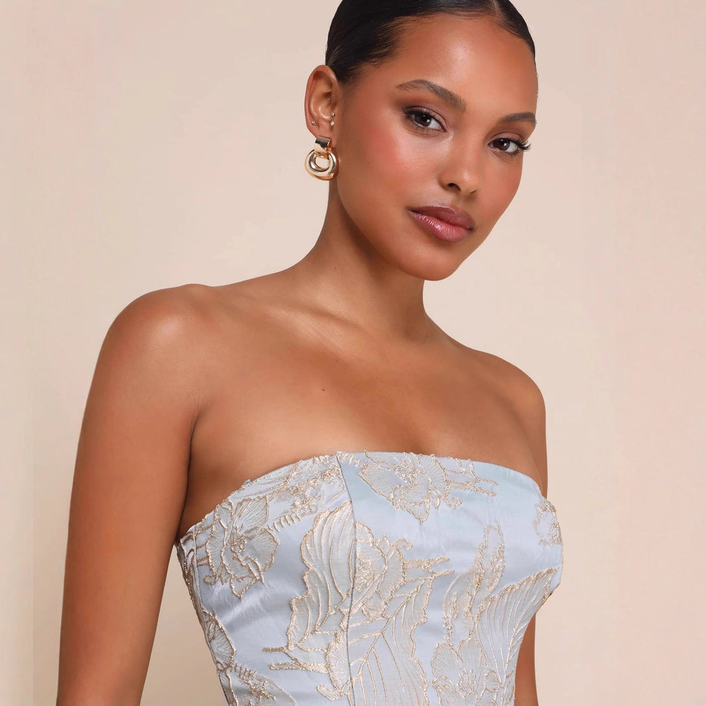 Robe florale courte taille haute, style pullover, bustier slim, assortie à tout