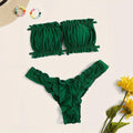 Maillot de Bain Deux Pièces Femme à Lacets Bikini de Plage