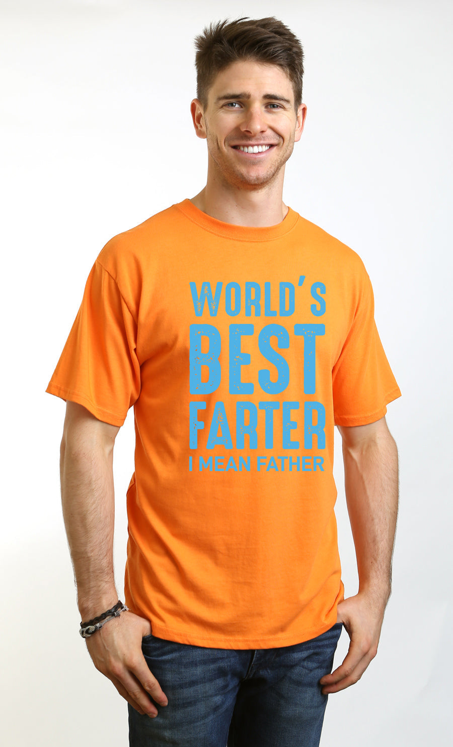 World's Best Farter Men's Bamboo Viscose/Organic Cotton Short Sleeve Graphic T-Shirt - The7Letter