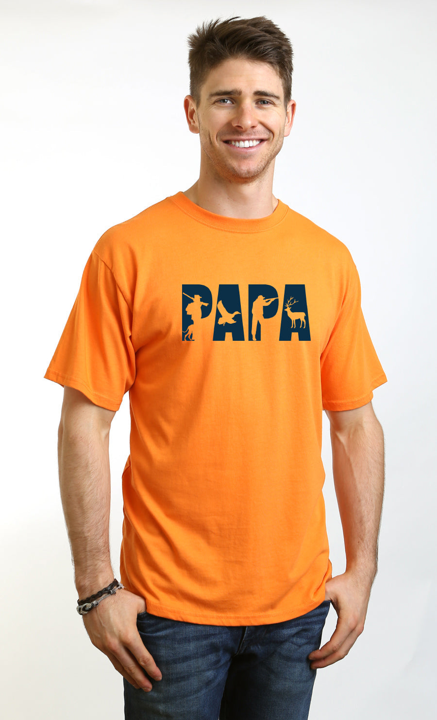 PAPA Men's Bamboo Viscose/Organic Cotton Short Sleeve Graphic T-Shirt - The7Letter