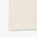 Lacoste Mens Classic Fit Petit Pique Badge Polo - Cream