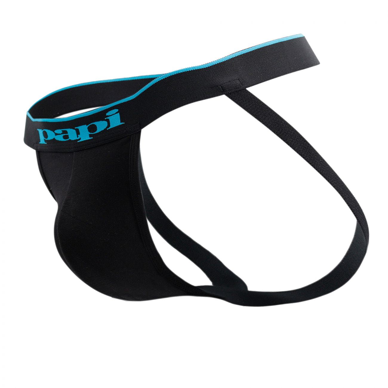 Papi 980911-941 Jockstrap en Coton Extensible Lot de 3 Couleurs Noir-Cobalt-Bleu
