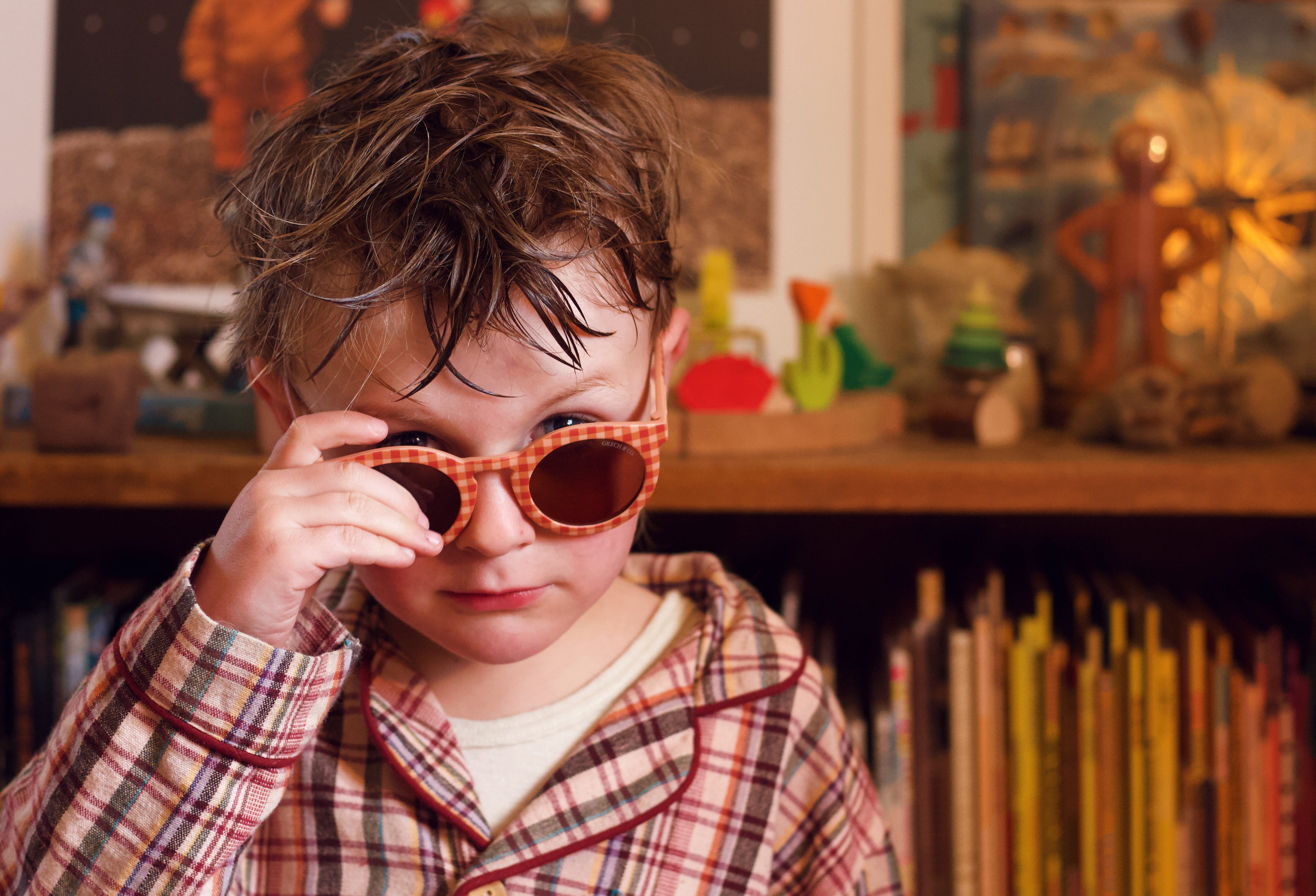 Classic | Sustainable Sunglasses | Plant-Based Bendable Polarized - Child | 3-8 Y - The7Letter