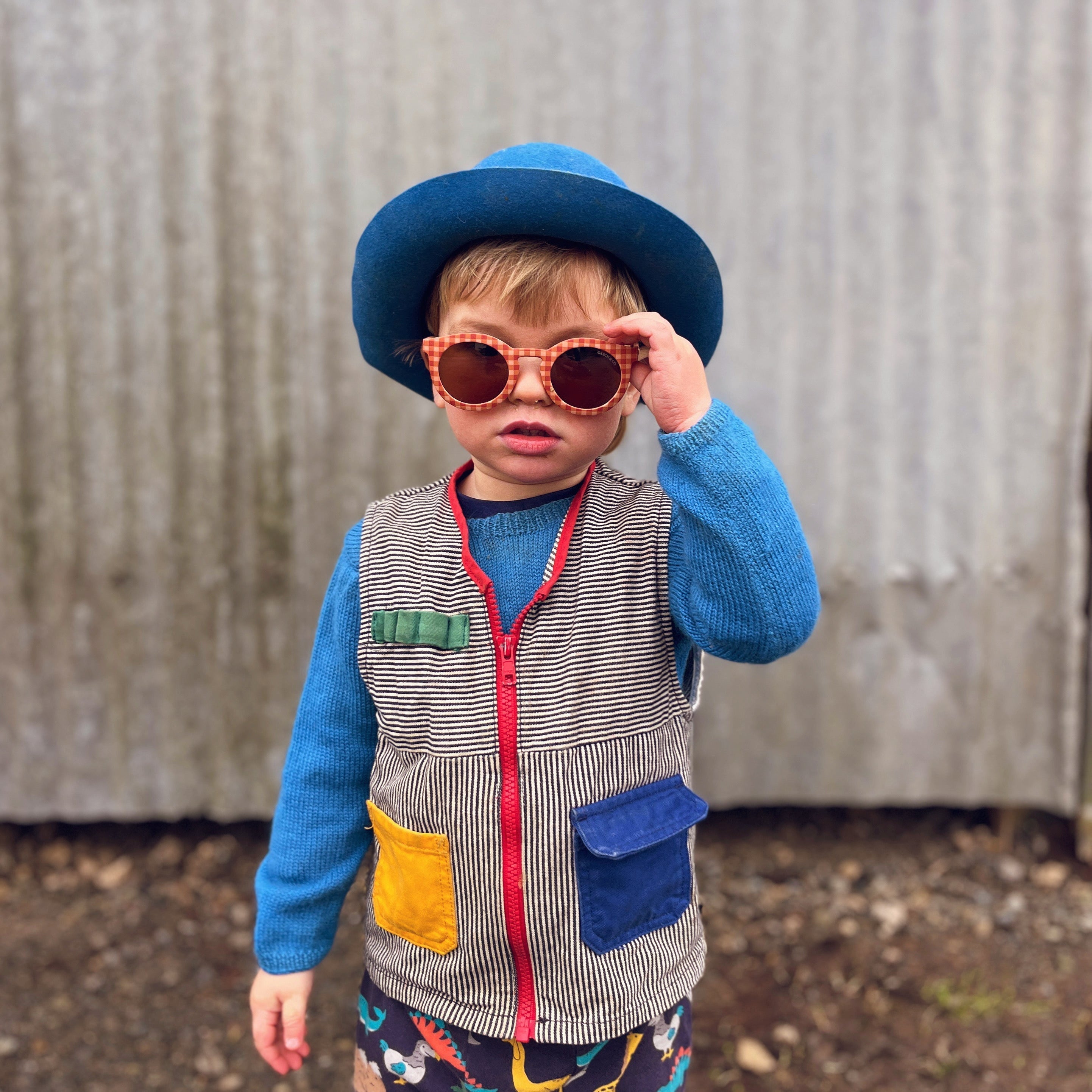 Classic | Sustainable Sunglasses | Plant-Based Bendable Polarized - Baby | 0-2 Y - The7Letter