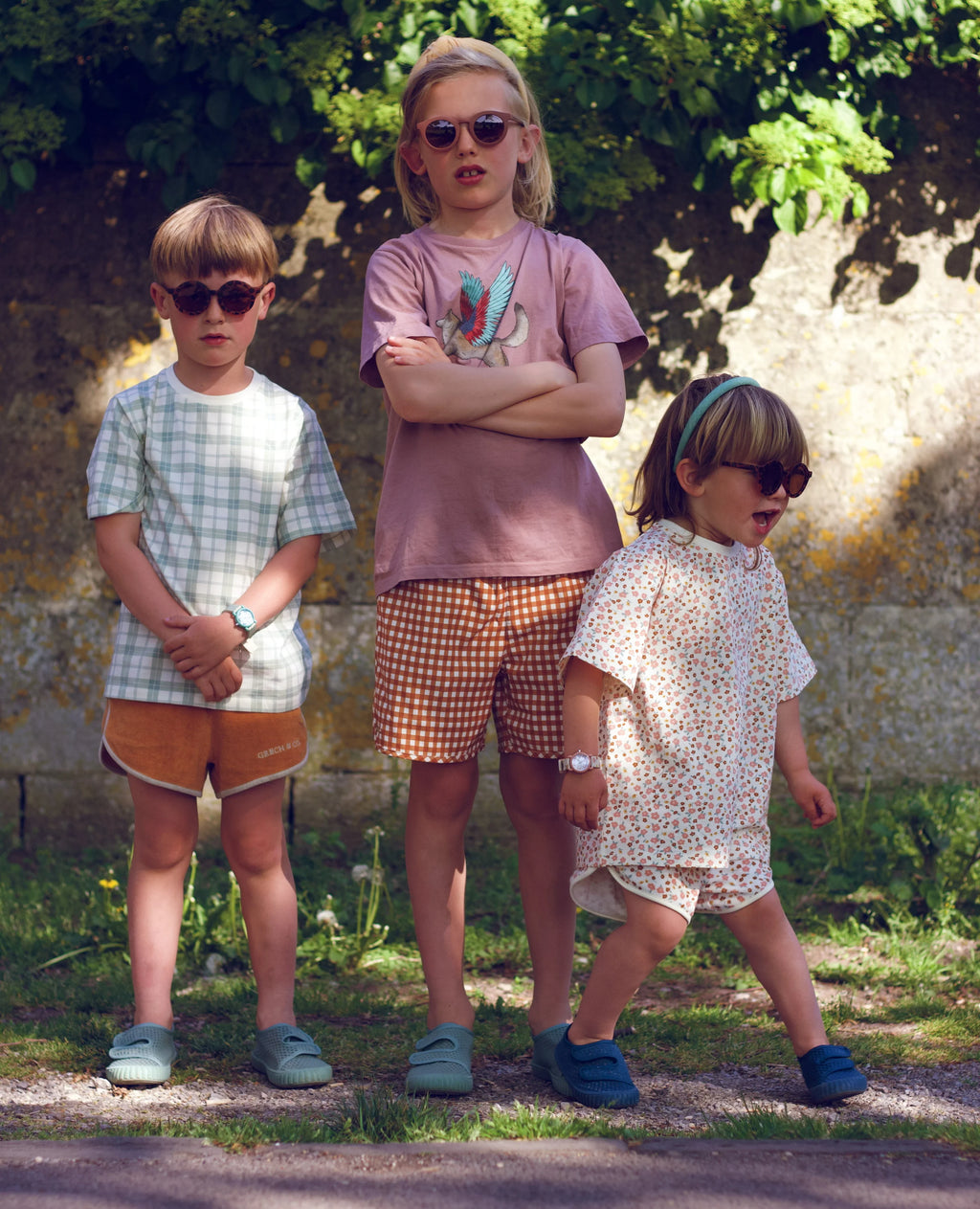 Swim Trunks | UPF + Recycled - Sienna Gingham - The7Letter