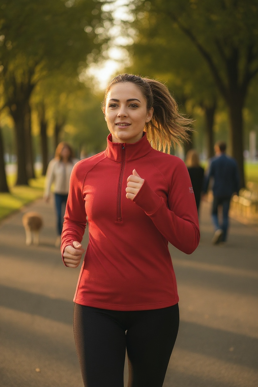 Foudy Mid-Weight Long Sleeve ½ Zip Top - The7Letter