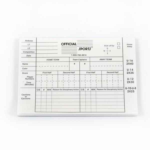 Soccer Report Forms