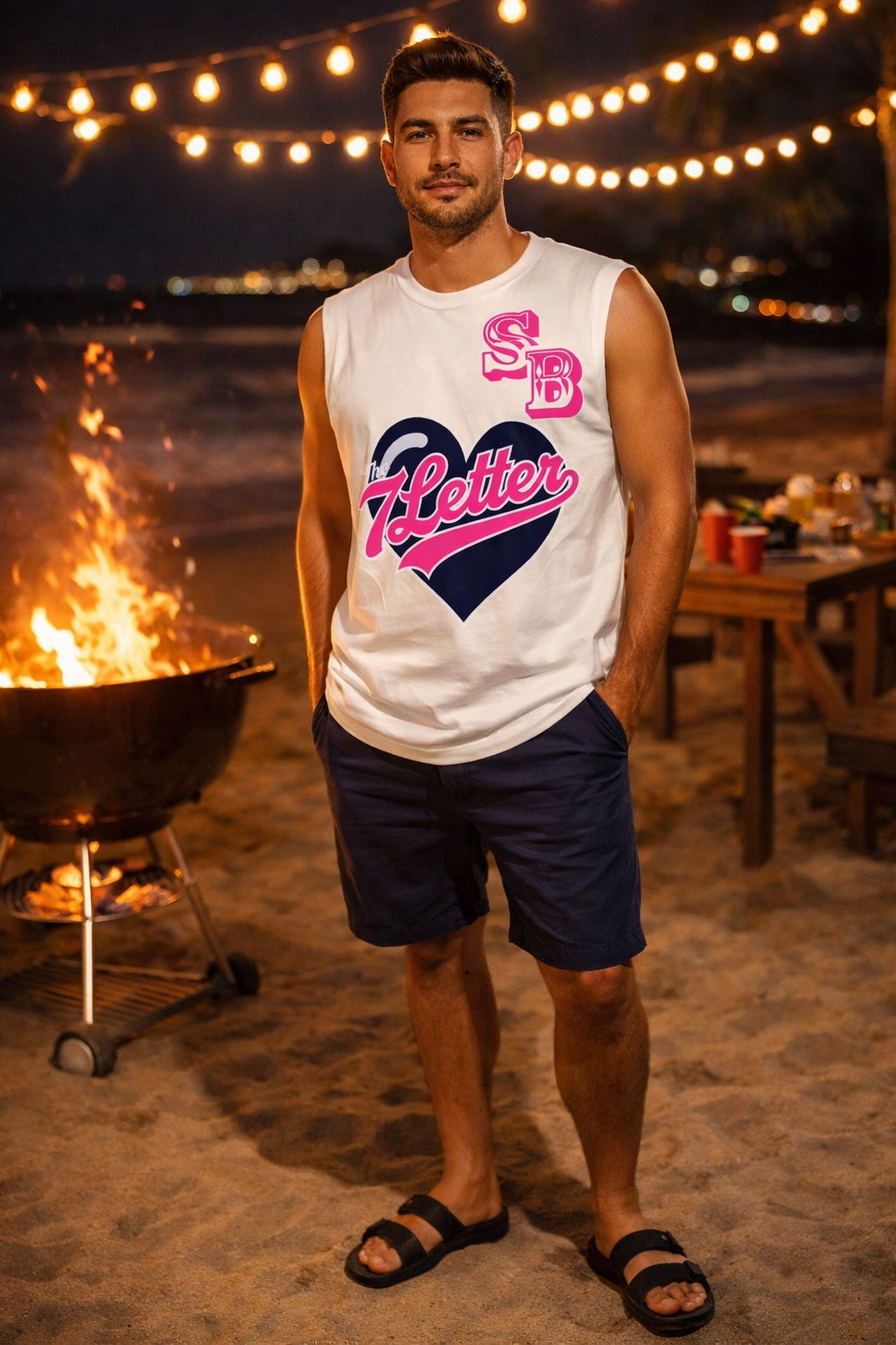SB Sleeveless Performance Tee — THE7LETTER Street-Luxury | 6 Colors | XS–4XL