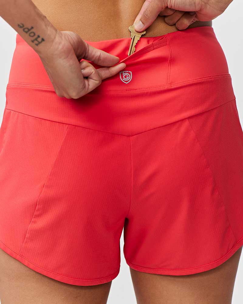Sheva High-Rise Laufshorts für Damen